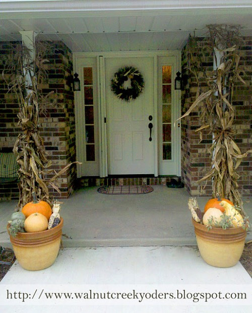 Fall Decoration For Front Porch
 Fall decorating