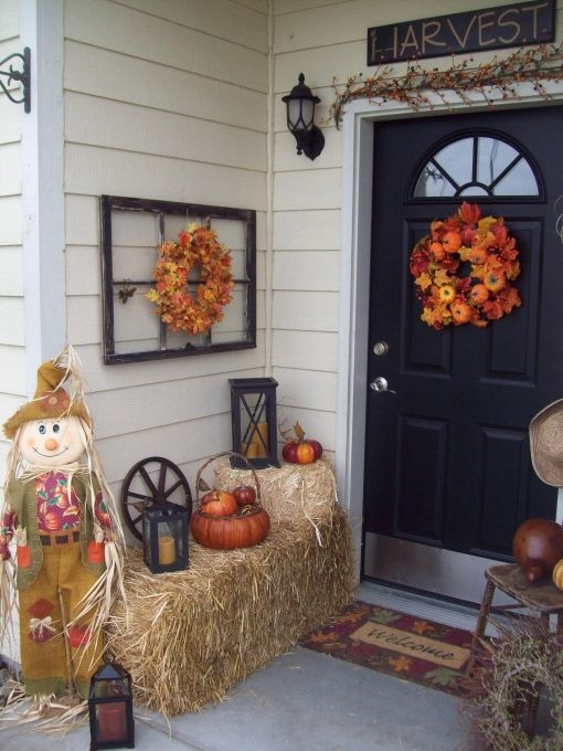 Fall Decoration For Porch
 I hope you "FALL" in love with this warm wel e Porche