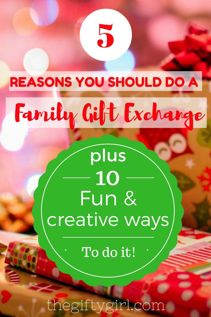 Family Christmas Gift Exchange Ideas
 Family Gift Exchange why and HOW