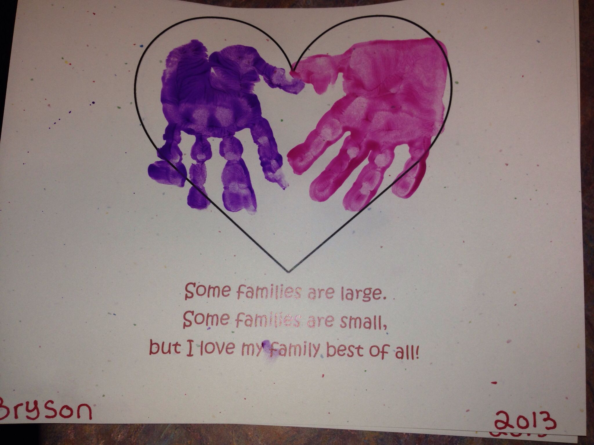 Family Themed Crafts For Toddlers
 I love my family best of all craft for family theme