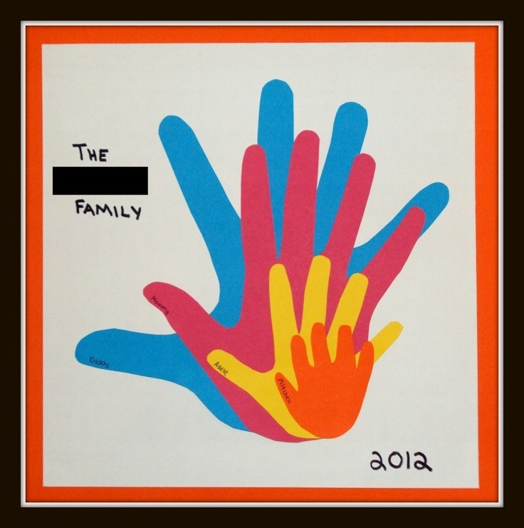 Family Themed Crafts For Toddlers
 Art And Craft For Family Theme