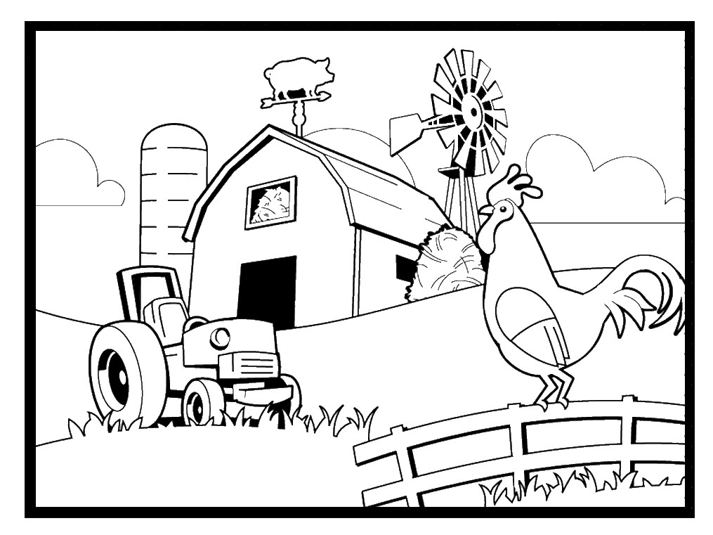 Farm Coloring Book Printable
 Farm Coloring Pages