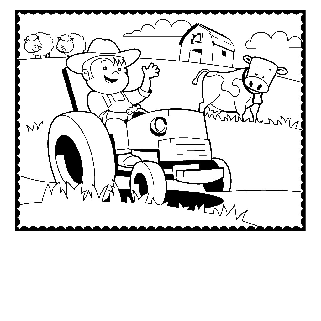 Farm Coloring Book Printable
 DIY Farm Crafts and Activities with 33 Farm Coloring