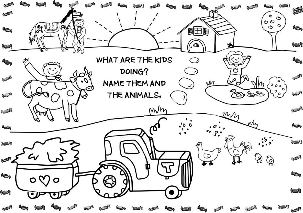 Farm Coloring Book Printable
 Free Printable Farm Animal Coloring Pages For Kids