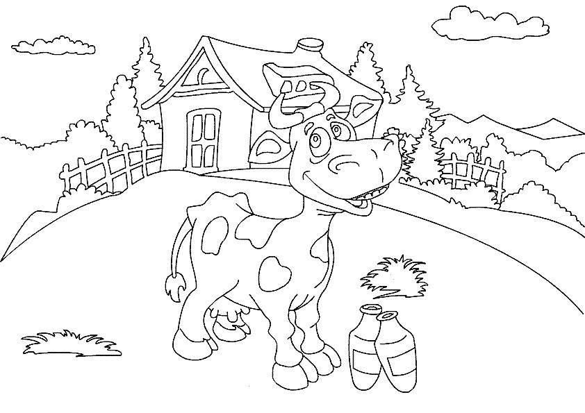 Farm Coloring Book Printable
 Farm Animal Coloring Pages