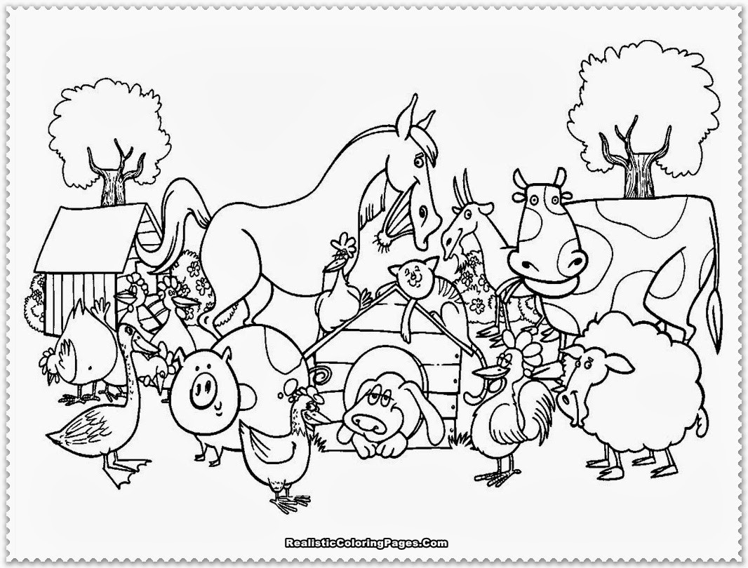 Farm Coloring Book Printable
 DIY Farm Crafts and Activities with 33 Farm Coloring