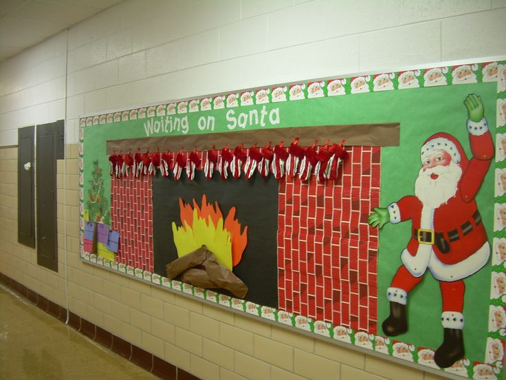 Fireplace Bulletin Board Christmas
 Christmas Bulletin Board New classroom ideas