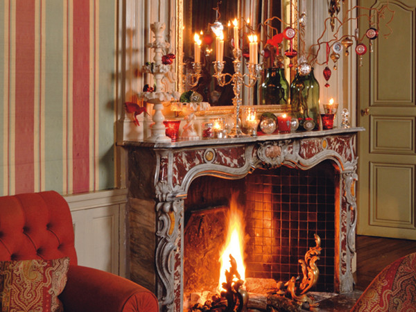 Fireplace Christmas Decorations
 40 Christmas Fireplace Mantel Decoration Ideas