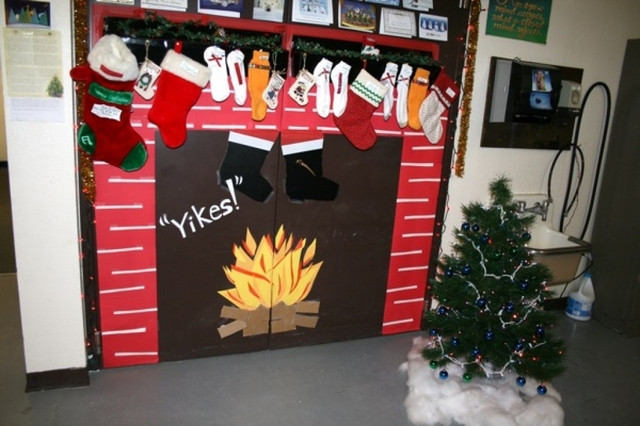 Fireplace Christmas Door Decorations
 41 Santa In Chimney Door Decoration Christmas Inflatable