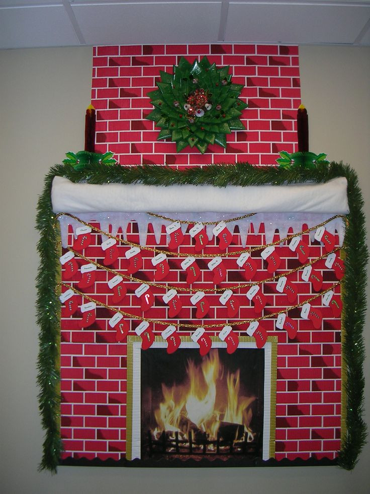 Fireplace Christmas Door Decorations
 Best 25 Frog bulletin boards ideas on Pinterest