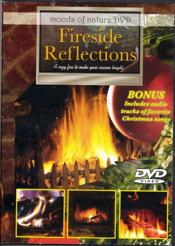 Fireplace Dvd With Christmas Music
 FIRESIDE REFLECTIONS CHRISTMAS HOLIDAY FIREPLACE DVD w