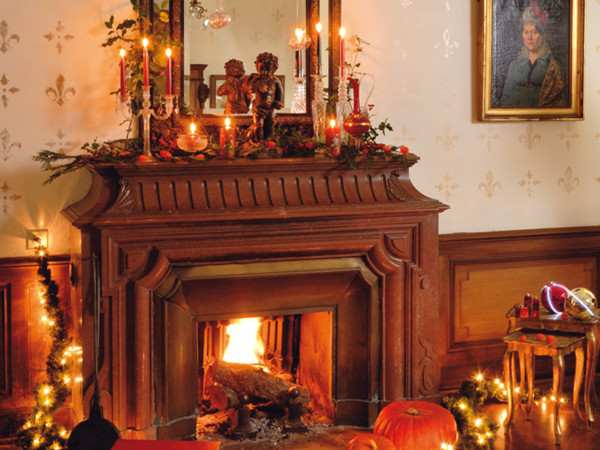 Fireplace Mantel Christmas Ideas
 40 Christmas Fireplace Mantel Decoration Ideas