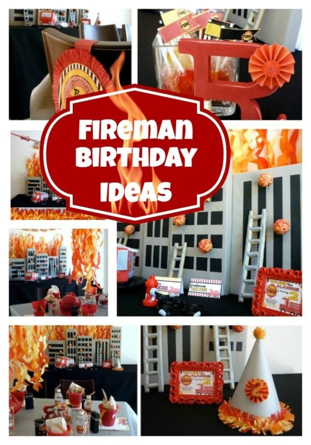 Firetruck Birthday Party Supplies
 Fireman Birthday Party Celebration Fire Truck Ideas