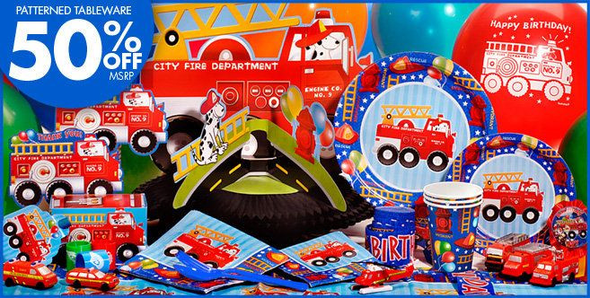 Firetruck Birthday Party Supplies
 17 Best images about Fire Truck Party Ideas on Pinterest