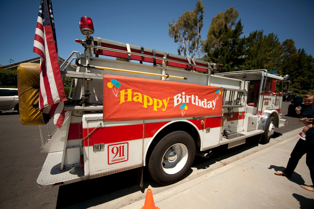 Firetruck Birthday Party Supplies
 Kara s Party Ideas Firetruck Birthday Party