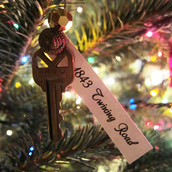 First Apartment Christmas Ornaments
 first home christmas ornament idea