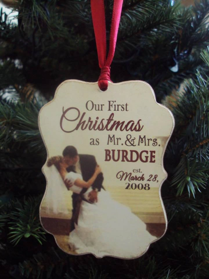 First Christmas Married Gift Ideas
 Our First Christmas Ornament Married Wedding Gift First