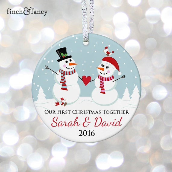 First Christmas Together Gift Ideas
 Boyfriend and Girlfriend Ornament 1st Christmas To her Gift