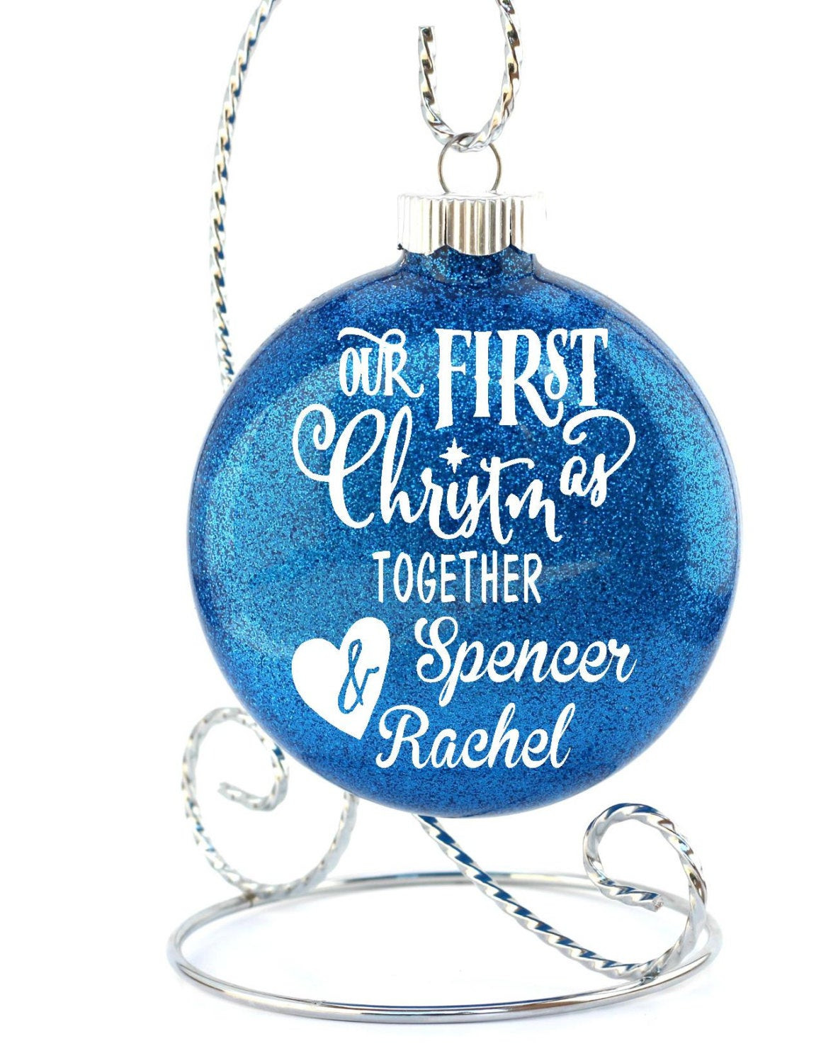 First Christmas Together Gift Ideas
 Our First Christmas To her Couples Ornament Ornament