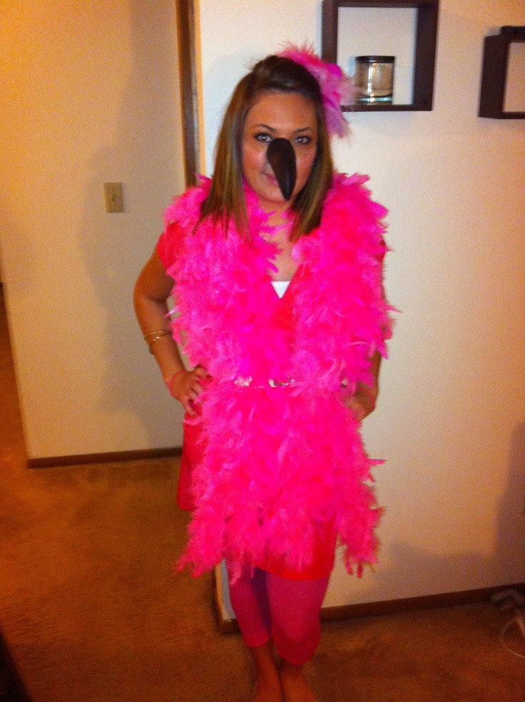 Flamingo Costume DIY
 flamingo costume Holiday
