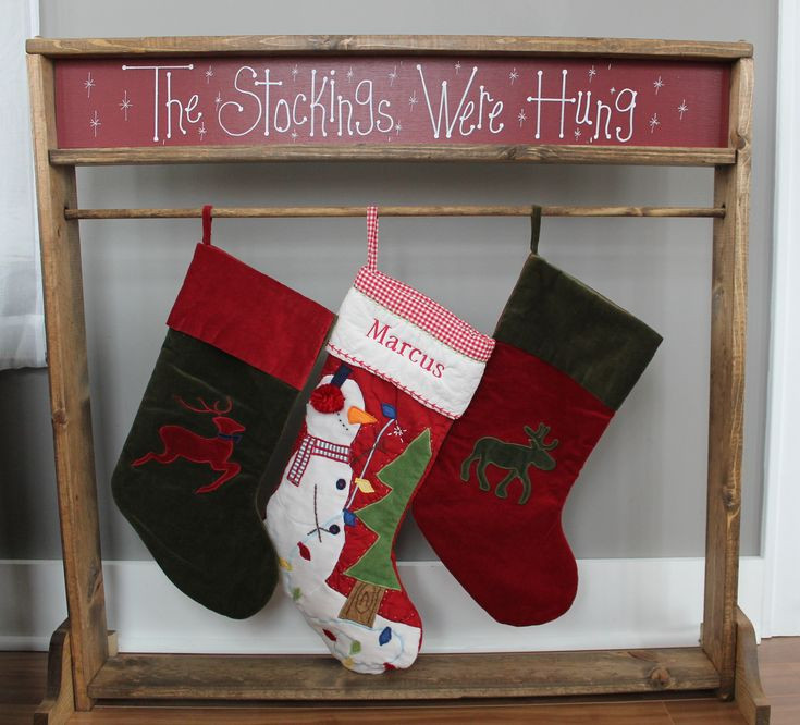 Floor Christmas Stocking Stand
 17 Best ideas about Christmas Stocking Holders on