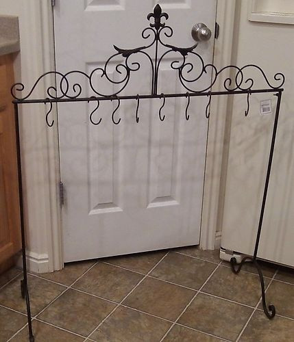 Floor Christmas Stocking Stand
 17 Best images about Wrought Iron on Pinterest