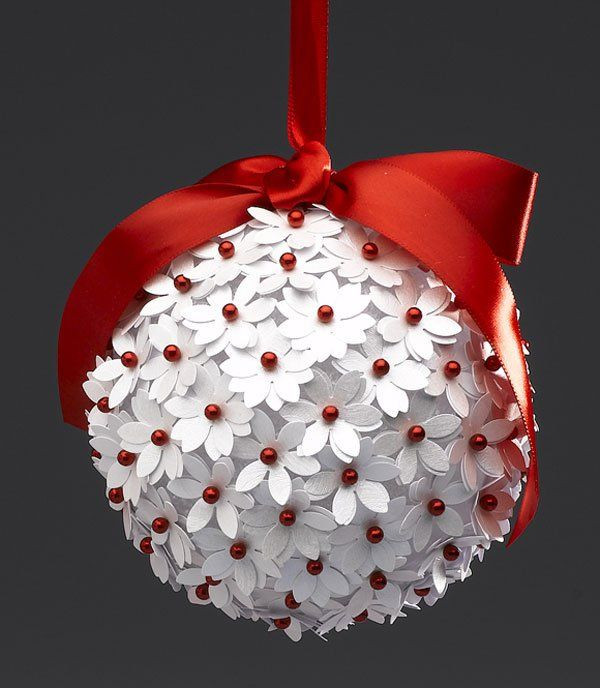 Flower Christmas Ornaments
 The 112 best images about Weihnachten on Pinterest