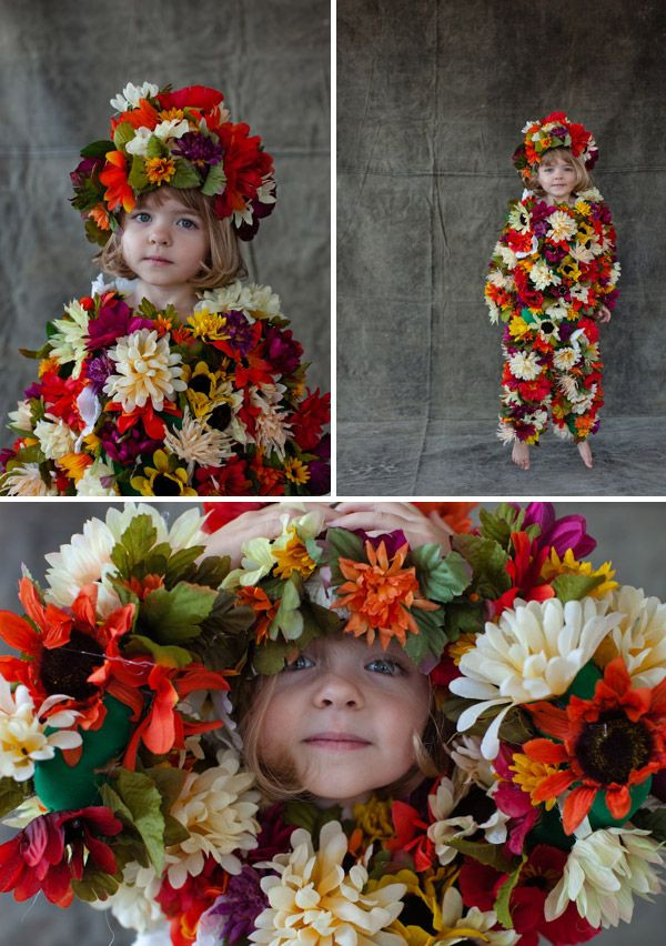 Flower Costume DIY
 DIY halloween costume field of flowers I probably would