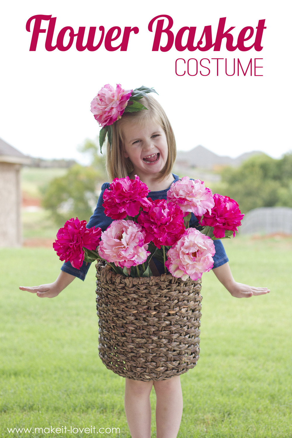 Flower Costume DIY
 DIY Flower Basket Costume