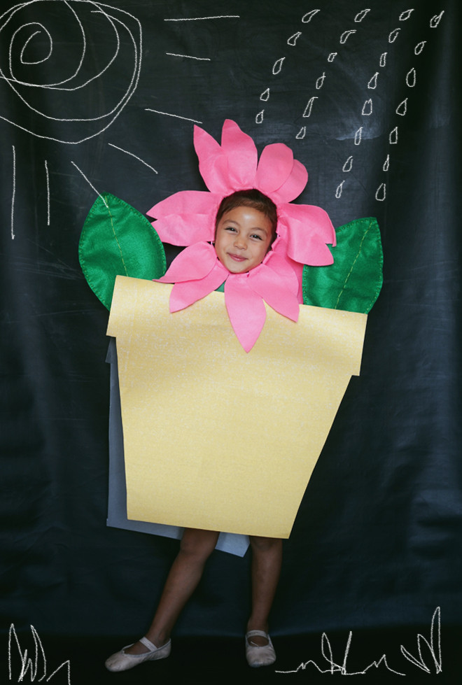 Flower Costume DIY
 flower pot costume