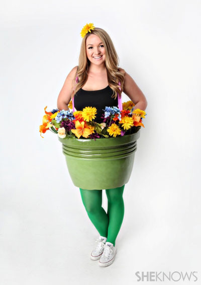 Flower Halloween Costume
 How to make a flower pot Halloween costume