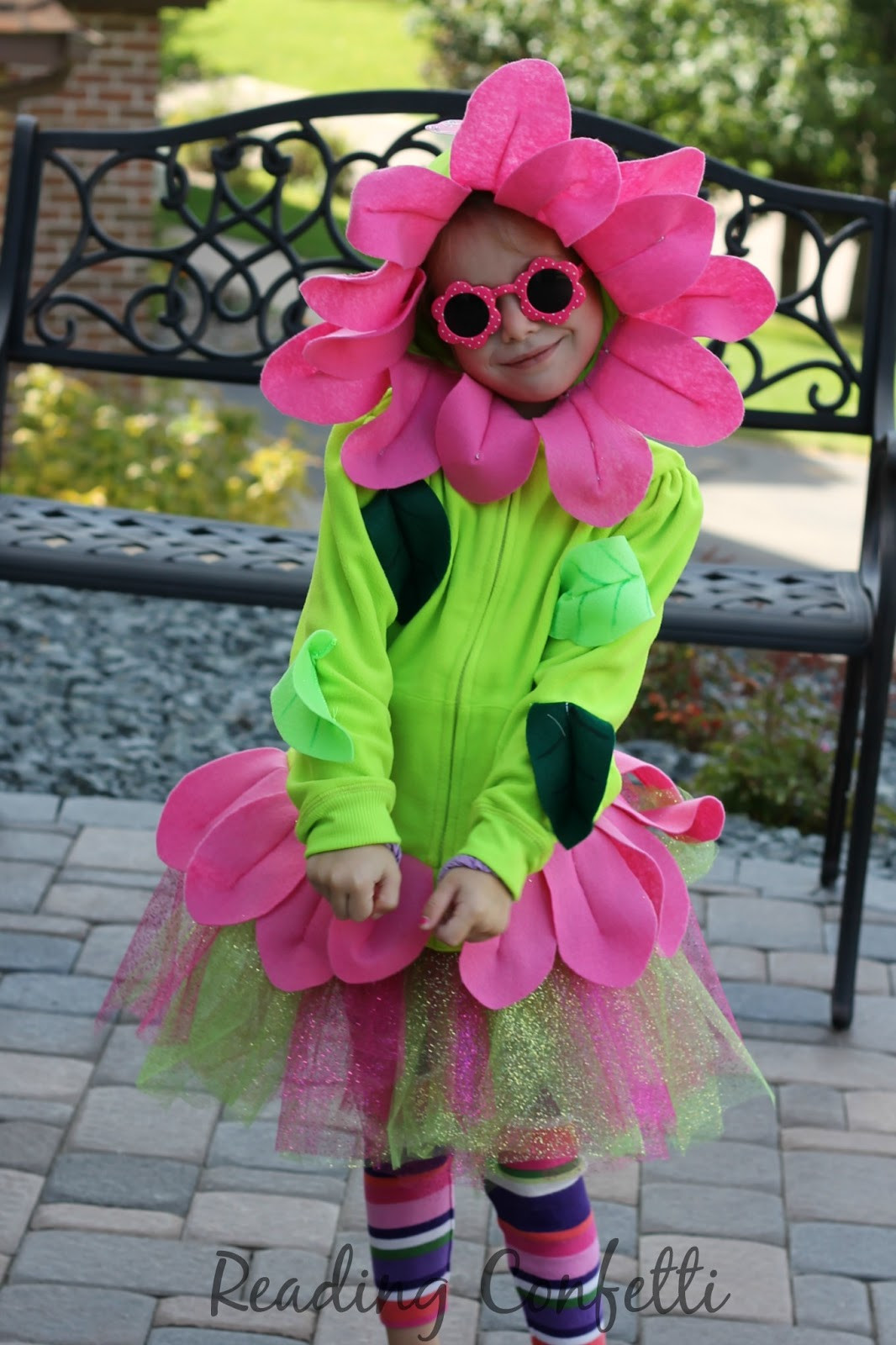 Flower Halloween Costume For Toddler
 DIY Flower Costume Reading Confetti