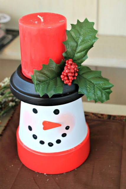 Flower Pot Christmas Crafts
 769 best Terra Cotta Pot Crafts images on Pinterest