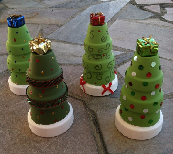 Flower Pot Christmas Crafts
 1000 ideas about Potted Christmas Trees on Pinterest
