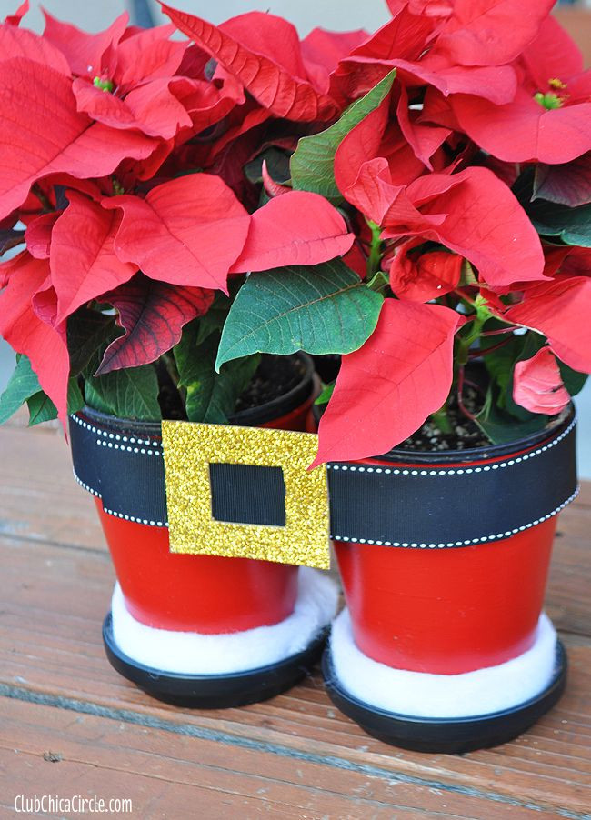 Flower Pot Christmas Crafts
 419 best images about Christmas and Winter Seasonal and