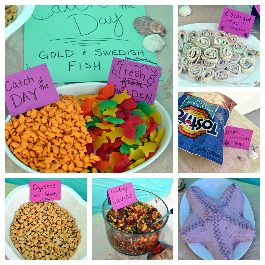 Food Ideas For A Beach Themed Party
 Beach Birthday Party — Bless this Mess