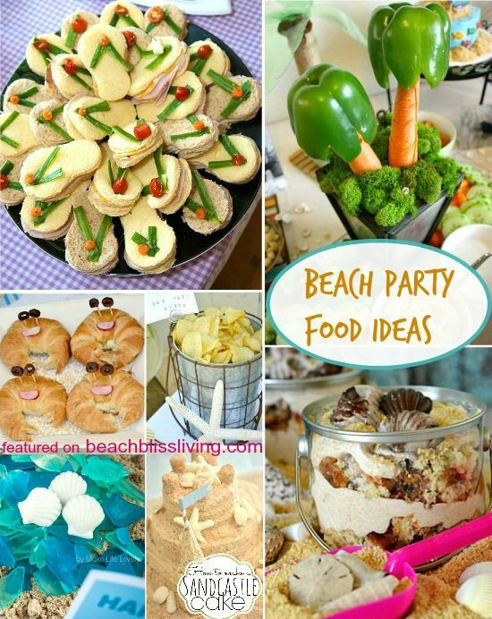 Food Ideas For A Beach Themed Party
 Fun & Creative Beach Party Food Ideas