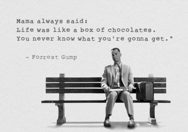 Forrest Gump Life Is Like A Box Of Chocolates Quote
 1000 images about Forrest Gump Quotes on Pinterest