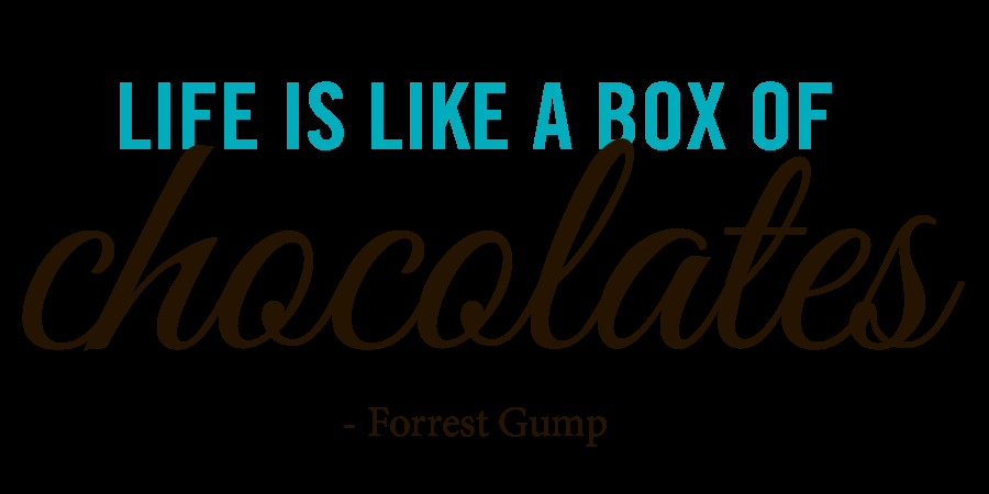 Forrest Gump Life Is Like A Box Of Chocolates Quote
 Home Chocolate Signatures
