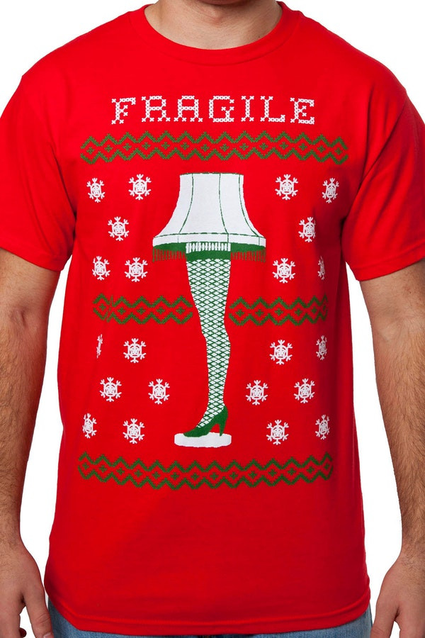 Fragile Lamp From Christmas Story
 Christmas Story Fragile T Shirt Christmas Story Mens T shirt