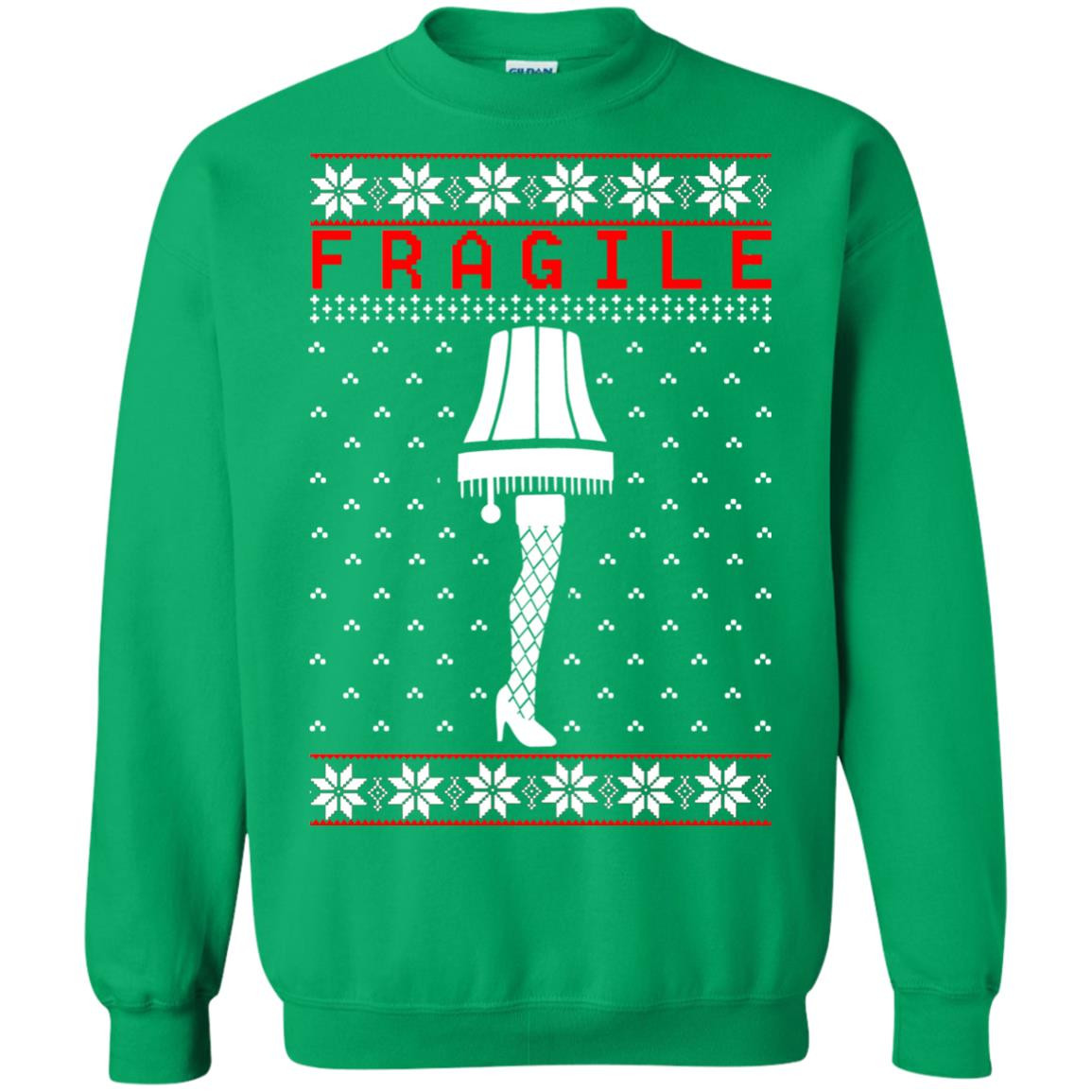 Fragile Lamp From Christmas Story
 Christmas Story Fragile The Leg Lamp Ugly Sweater Long