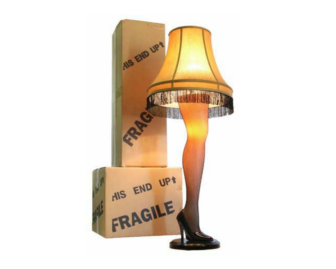 Fragile Lamp From Christmas Story
 Authentic "Frageelay" Leg Lamp from A Christmas Story