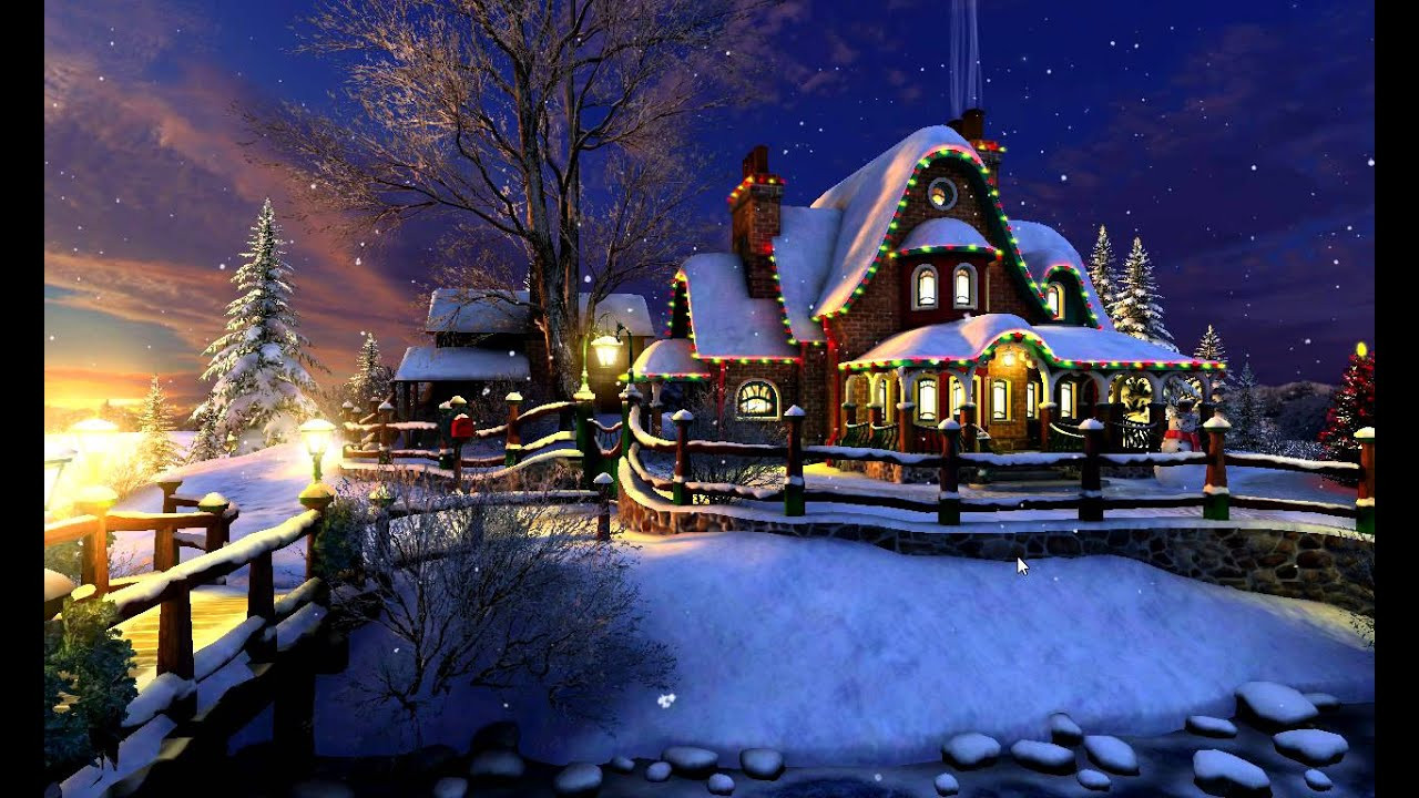 Free 3D Christmas Wallpaper
 White Christmas 3D Screensaver
