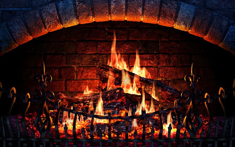 screensaver fireplace free download