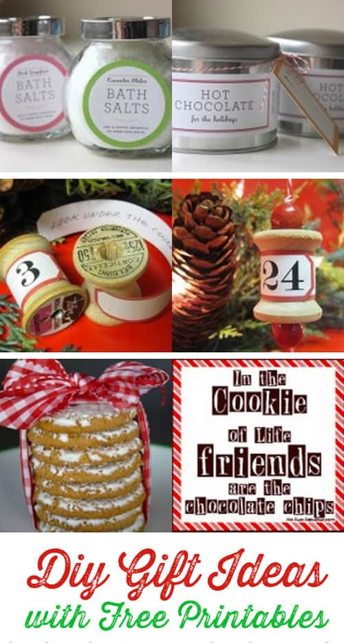Free Christmas Gift Ideas
 Easy DIY Christmas Gift Ideas with Free Printables