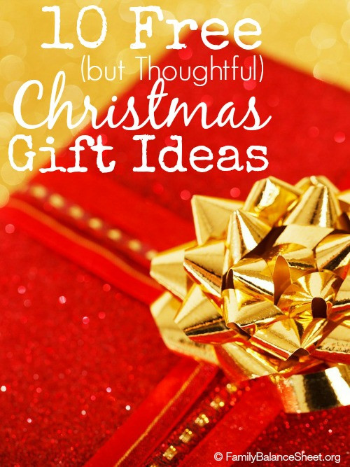 Free Christmas Gift Ideas
 Thoughtful Free Christmas Gift Ideas