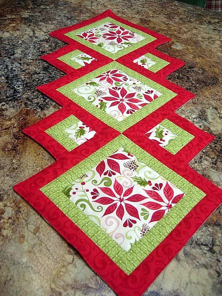 Free Christmas Table Runner Patterns
 17 DIY Quilted Table Runner Ideas For All Year Round
