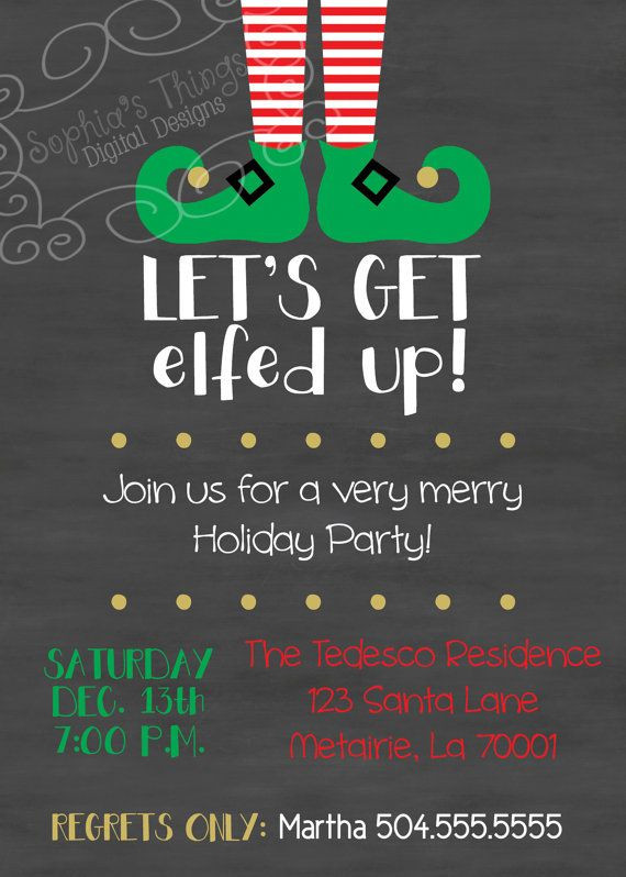 Friend Christmas Party Ideas
 25 best ideas about Christmas party invitations on