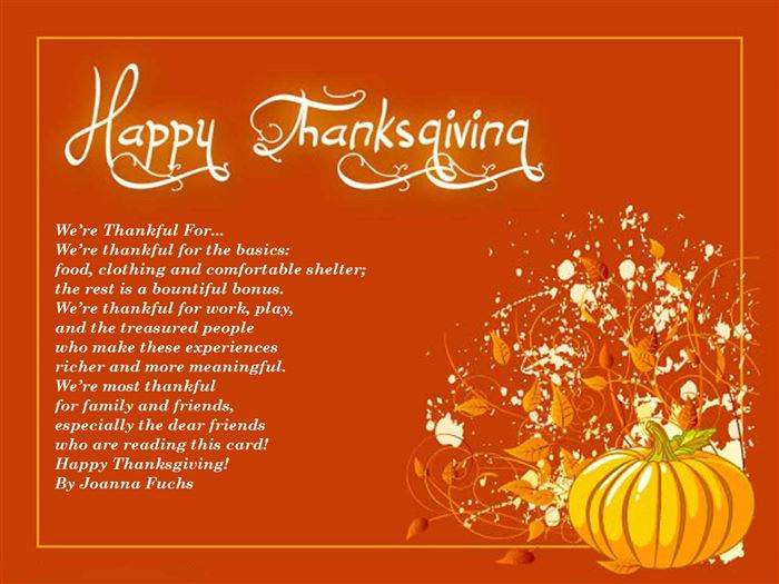 Friend Thanksgiving Quotes
 Thanksgiving Poems 2015 Top 10 Best Ideas & Happy Quotes