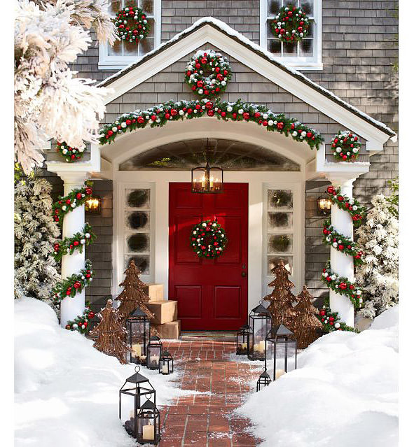 Front Porch Christmas Decorations
 Creative Ways to Decorate your Front Porch for the Holiday